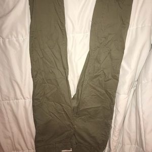 Hunter green khaki pants